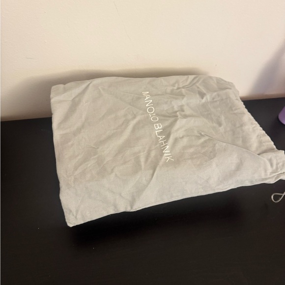 Manolo Blahnik Fuchsia Heels with Silver Embellishments - Picture 6 of 6